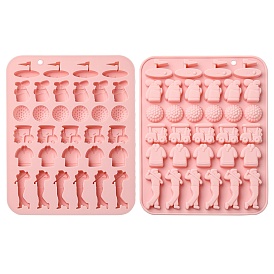 2шт. силиконовые формы для гольфа