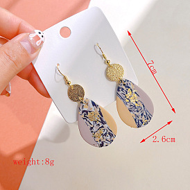 Серьги-капли из полимерной глины