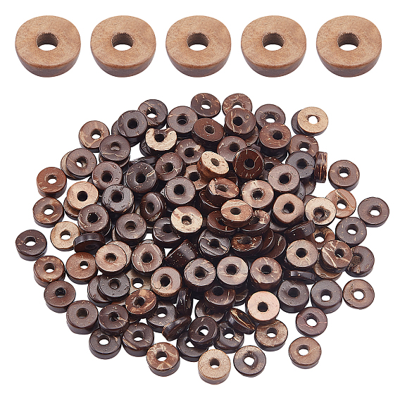 300 окрашенные кокосовые бусины в виде пончиков