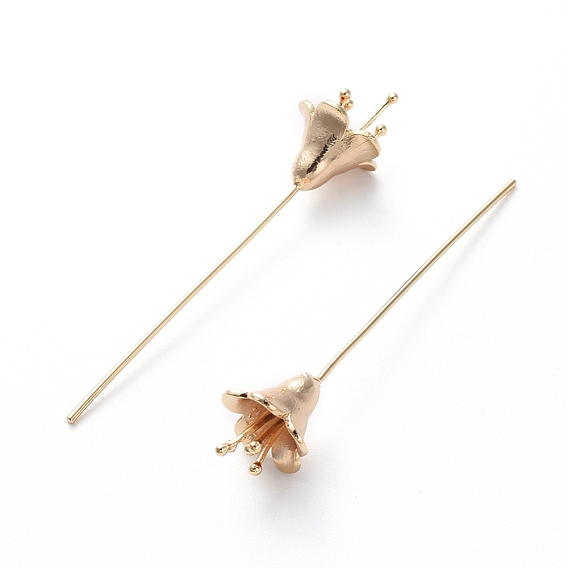 Brass Flower Shape Head Pins