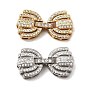 Латунное микропейв, прозрачный кубический цирконий, складные застежки, формы раковины