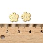 Brass Charms, Flower with Word Hand Made Charm