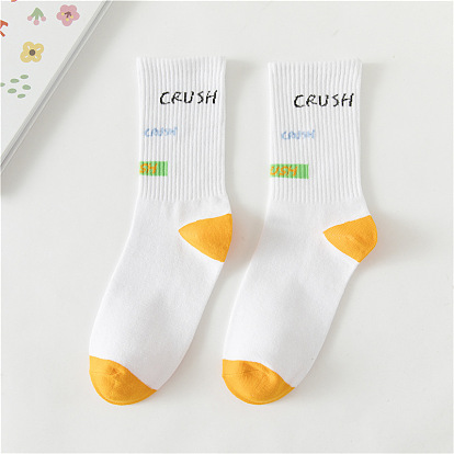 Cotton Knitting Socks, Crew Socks, Winter Warm Thermal Socks