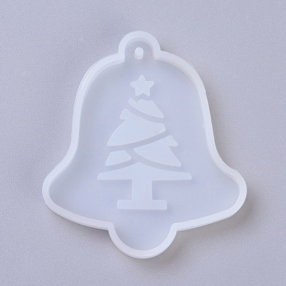 Pendant Silicone Molds, Resin Casting Molds, For UV Resin, Epoxy Resin Jewelry Making, Christmas Bell