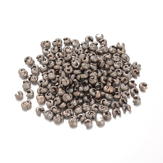 Латуни обжимной шарики охватывает, 4x3 мм, отверстие : 1.5 мм