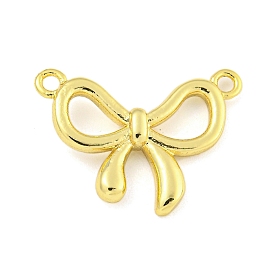 Rack Plating Brass Pendants, Cadmium Free & Lead Free, Bowknot