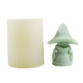 Halloween Ghost with Hat DIY Silicone Candle Molds, for Scented Candle Making
