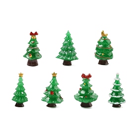 Christmas Resin Figurine Statues, for Home Office Desktop Decoration