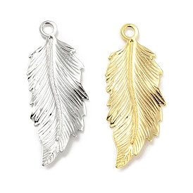 Brass Pendants, Feather Charms