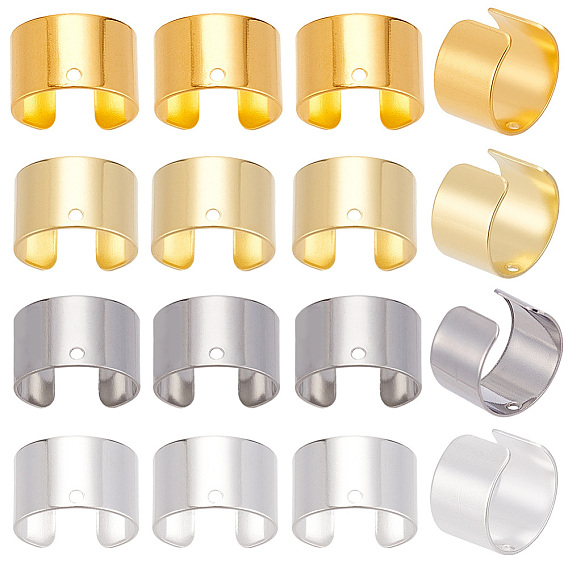 200Pcs 4 Colors Brass Ear Cuff Findings