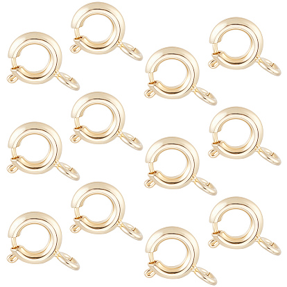 20шт. латунные пружинные застежки-кольца