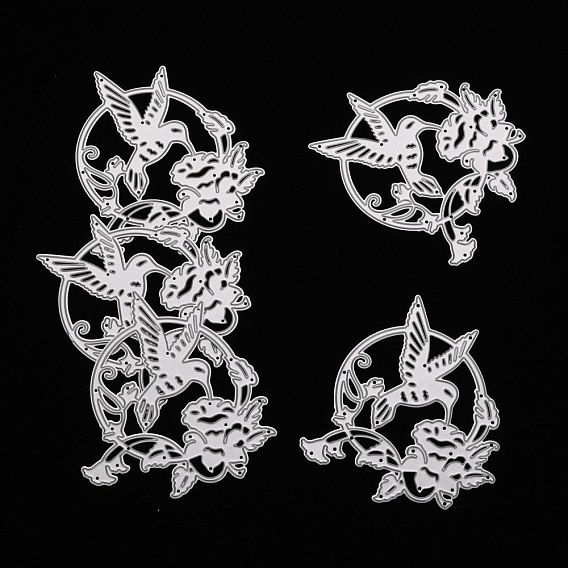 Hummingbird Carbon Steel Cutting Dies Stencils, for DIY Scrapbooking/Photo Album, Decorative Embossing DIY Paper Card