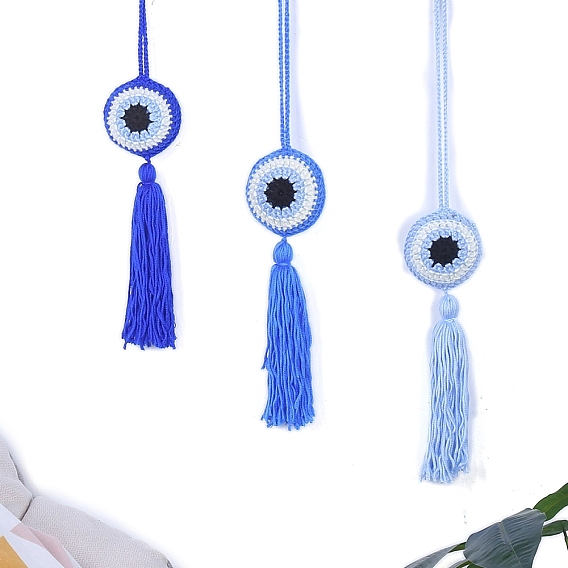 Хлопковые плетеные подвески от сглаза, для домашней настенной подвески, автомобильные подвесные украшения