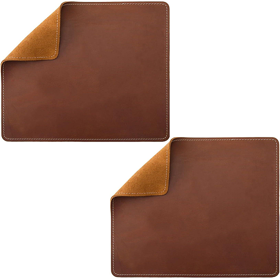 Коврик для мыши из коровьей кожи, прямоугольные