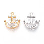 Латунные микро проложить кубического циркония подвески, без кадмия, без никеля и без свинца, якорь