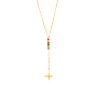 304 acero inoxidable micro pavimenta collares cúbicos de circonia cúbica, collares de cadenas de cable para mujer, estrella, revestimiento de iones (ip), larga duración plateado, real 18 k chapado en oro