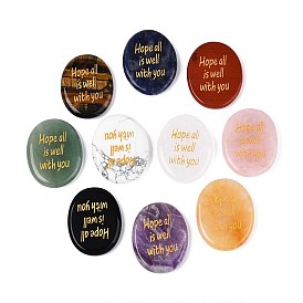 Кабошоны из натурального смешанного камня, овал с резным золотом надеюсь, у тебя все хорошо, смешанные окрашенные и неокрашенные