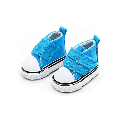 Mini-Puppen-Canvas-Schuhe, für diy moppet basteln Kinder Fotografie Requisiten Dekoration Zubehör