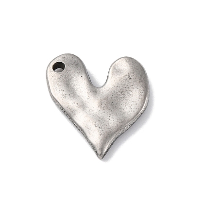 201 подвески из нержавеющей стали, шарма сердца, анти-тускнение