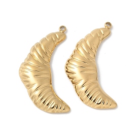 304 подвески из нержавеющей стали, круассановые прелести, ионное покрытие (ip)