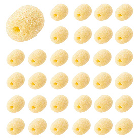 30pièces manchons en mousse pour microphone, ovale
