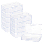 10шт. прямоугольные пластиковые контейнеры для хранения бусин