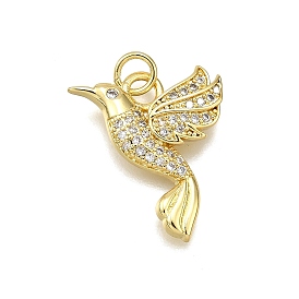 Стойка металлическая латунная микропрофилированная кубическая циркония подвески, с целью перехода в кольце, птица, без свинца и без кадмия, долговечный