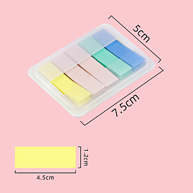 PET Sticky Notes, Mini Notepad Post Memo, Office Accessories School Supplies, Rectangle