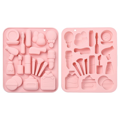 17 различные формы косметических инструментов, Силиконовые формы, восковые бутылки, формочки для шоколада, капельные формы для торта