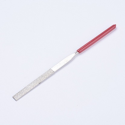 Alloy Flat Diamond Files, Graining Burnishing Tools