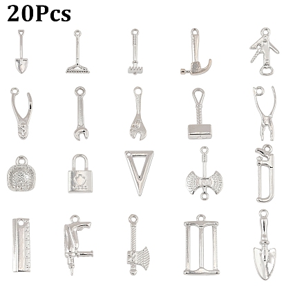 20шт 20 подвески из сплава с гальванопокрытием, без кадмия, без никеля и без свинца, разнообразные