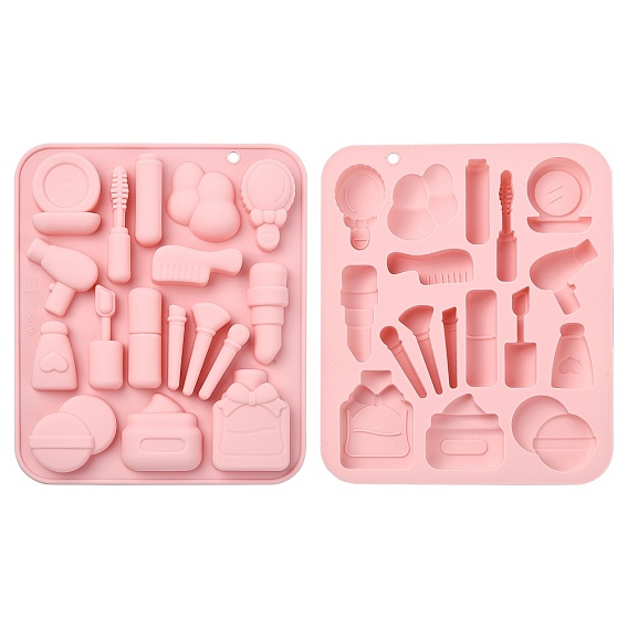 17 различные формы косметических инструментов, Силиконовые формы, восковые бутылки, формочки для шоколада, капельные формы для торта