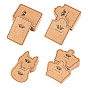 Paper Earring Display Cards, Crown, Cat and Rectangle