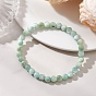 Эластичные браслеты из натуральных круглых стеклянных бусин для женщин и мужчин