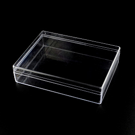 Rectangle Plastic Bead Storage Containers, 16x12.5x3.8cm