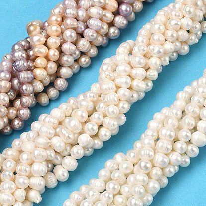 Нити из натурального культивированного пресноводного жемчуга, картофель