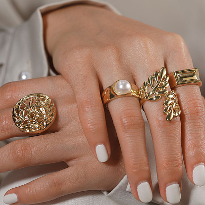 Элегантные кольца из цинкового сплава для вечеринок