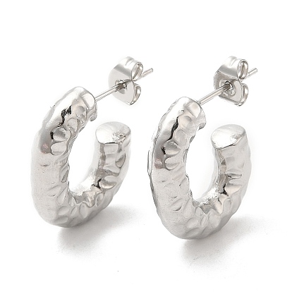 Ion Plating(IP) 304 Stainless Steel Stud Earrings for Women