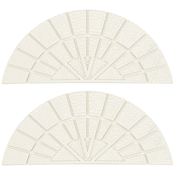 4 сумки противоскользящие резиновые подошвы для обуви, износостойкая подошва с рельефным рисунком для ремонта ботинок, кожаные ботинки, полукруглый