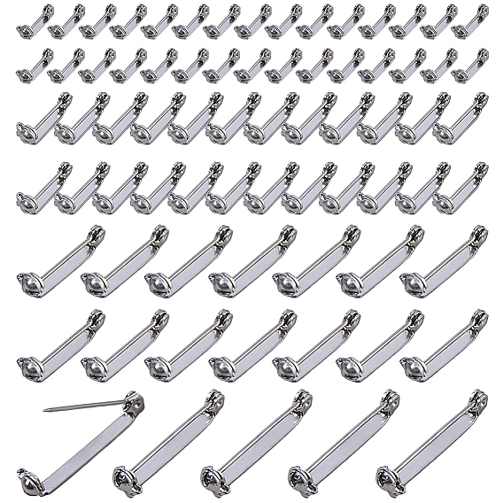 80 шт. основы для броши из нержавеющей стали