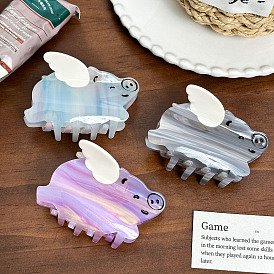 Cellulose Acetate(Resin) Claw Hair Clips, Pig