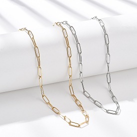 3.5мм 304 ожерелья из нержавеющей стали со скрепками