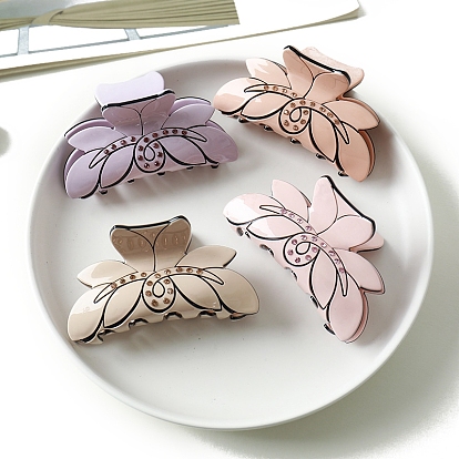 Заколки для волос в форме когтей из ацетата целлюлозы, аксессуары для волос для женщин и девочек