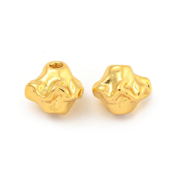 Латунные бусины, неправильный цветок