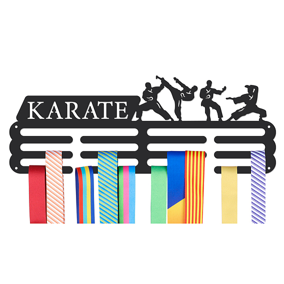 Спортивная тема железная вешалка для медалей настенная стойка для дисплея, с винтами