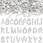 52Pcs 26 Styles 304 Stainless Steel Charms, Letter A~Z