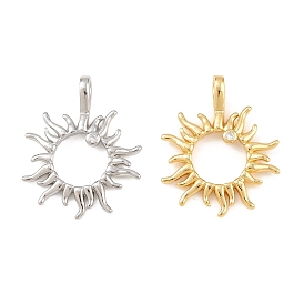 Латунные микро проложить кубического циркония подвески, солнечные чары