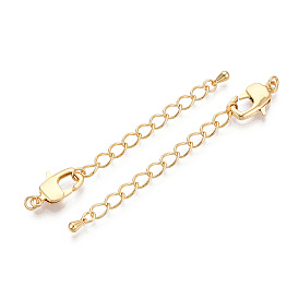 Латунный удлинитель цепи, с застежками и цепями для бордюров