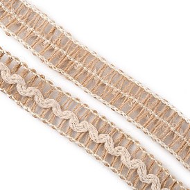Cordon de jute naturel, plat