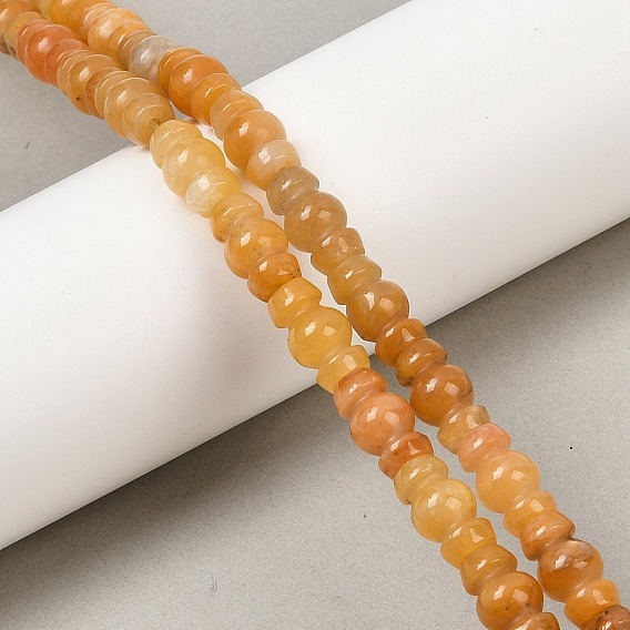 Природный Топаз нефрита бисер нитей, вазы формы